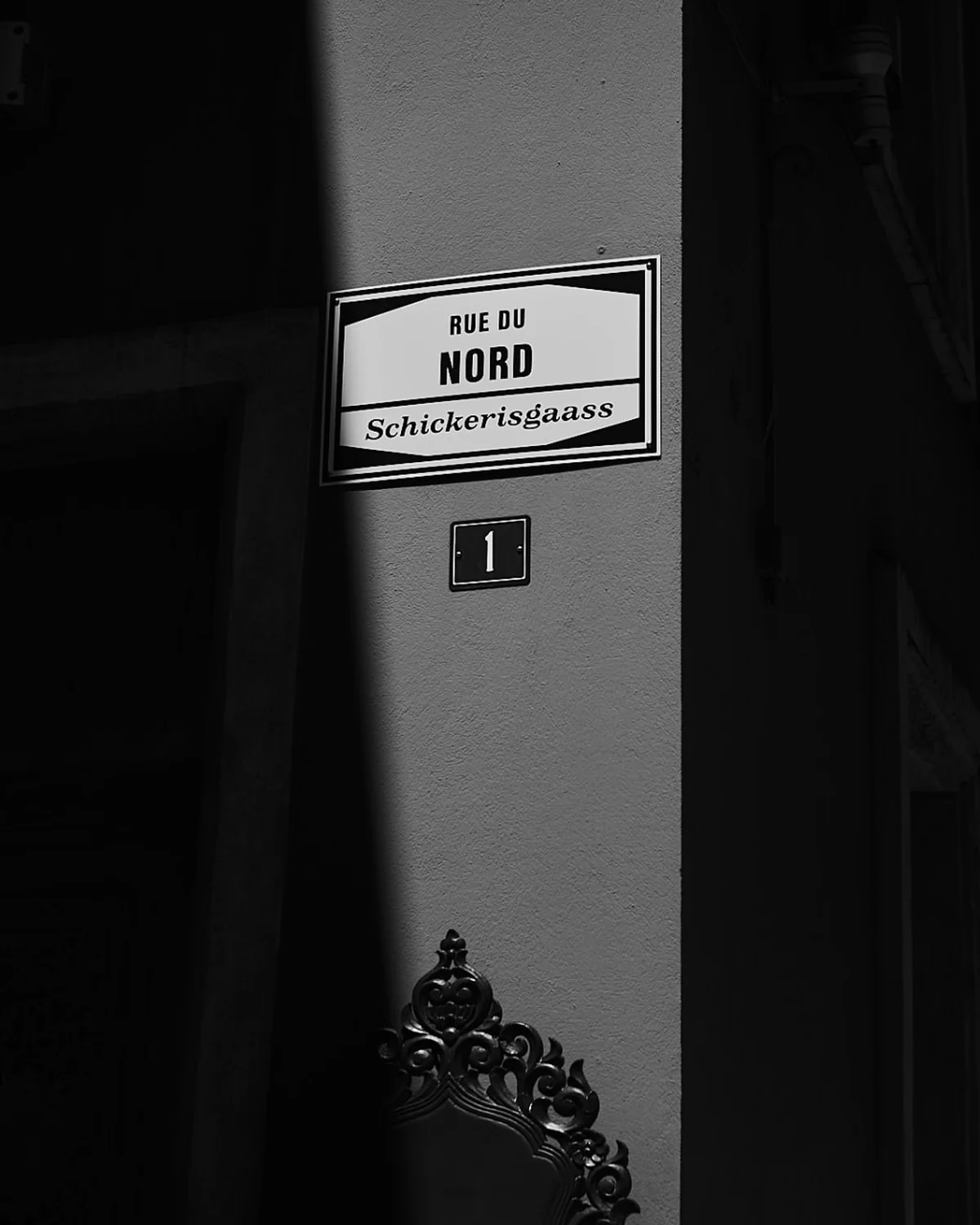 Blank Page — rue du Nord, Luxembourg